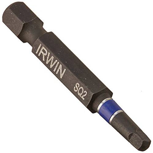 IRWIN  툴 1837478 충격 퍼포먼스 Series 사각 Recess 파워 비트 2 (5 팩), 2