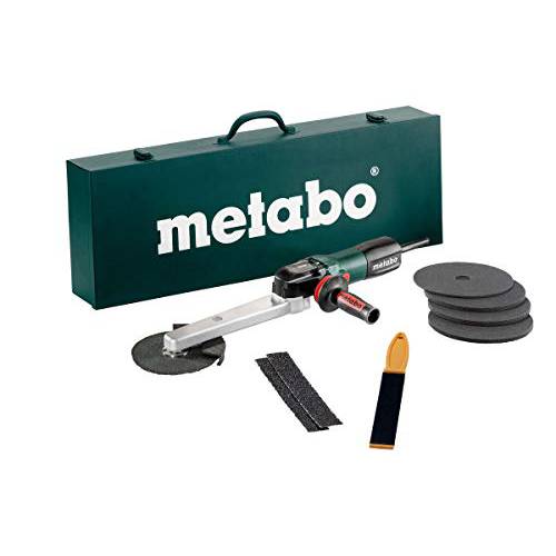 Metabo - 6 속도조절가능 뼈발라내기,뼈바르기 접착,용접 그라인더 키트- 900-3, 800 RPM - 8.5 앰프 w/ Lock-On, 전자제품, 악세사리 세트 (602265620 9-150),  이녹스 - 스테인레스 스틸 피니싱