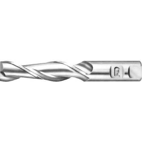 F&D Tool Company 17134-AT714 2 플루트 알루미늄, 싱글 End, 롱,  고속 스틸, 7/ 16 밀,분쇄기 직경, 1/ 2 생크 직경, 1.75 플루트 Length, 3.75 전체 Length