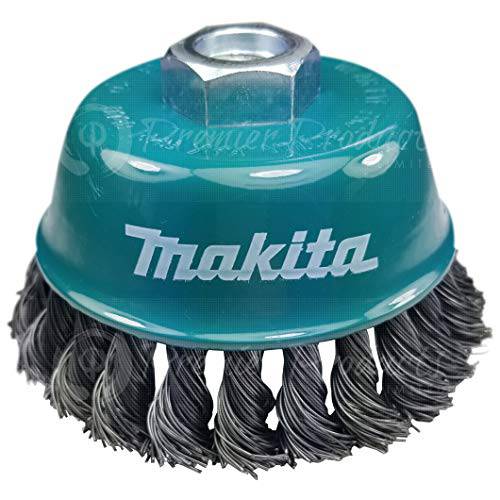 Makita 1 피스 - 4 인치 Knotted 와이어 컵 브러쉬  그라인더 - Heavy-Duty 조절  메탈 - 4 x 5/ 8-Inch | 11 UNC