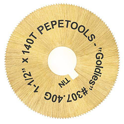 PepeTools JRM2 1.50 인치 라지 블레이드 TiN 코팅 Goldies 307.40G, 0.008 두꺼운
