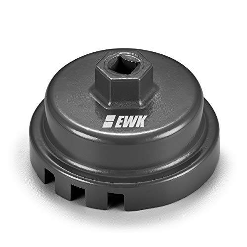 EWK 14 플루트 4 슬롯 64mm 카트리지&  캡 타입 오일 필터 렌치  토요타/  렉서스/ Scion/  캠리, 하이랜더, RAV4