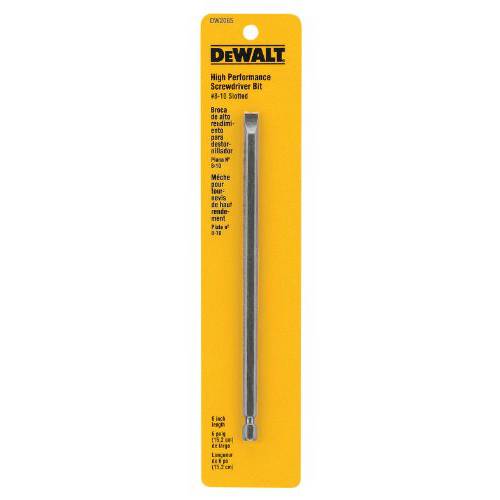 DEWALT DW2065 8 슬롯형 6-Inch 파워 비트