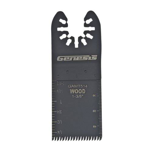 Genesis GAMT514 범용 1 3/ 8 정밀 진동 Multi-Tool Quick-Release 플러시 Cut 블레이드