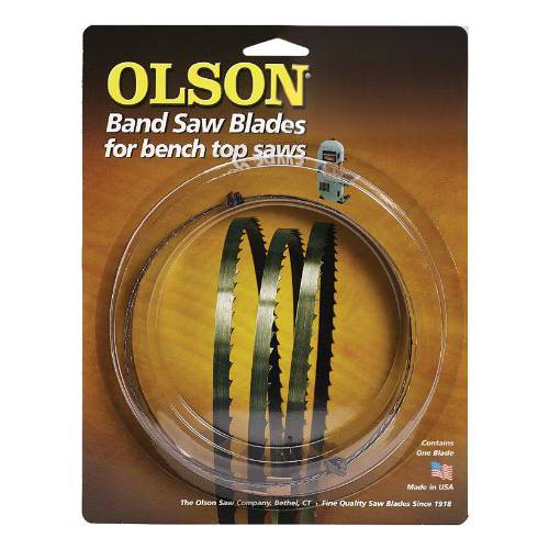 Olson 톱 WB55362BL 62-Inch by 1/ 4 와이드 by 6 이 Per 인치 밴드쏘 블레이드