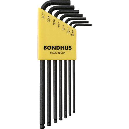 Bondhus 10945 세트 of 7 Balldriver L-wrenches, 사이즈 5/ 64-3/ 16