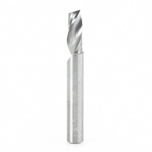 Amana Tool - 51402 솔리드 카바이드 CNC 나선, 스파이럴 ’O’ 플루트, 알루미늄 커팅 1/ 4 Dia x 5/ 8 x 1