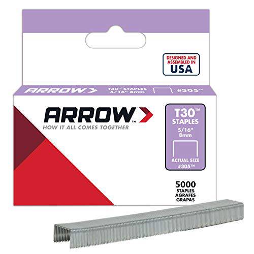 Arrow Fastener 305IP 정품 T30/ T32 5/ 16-Inch STAPLES, 5, 040-Pack
