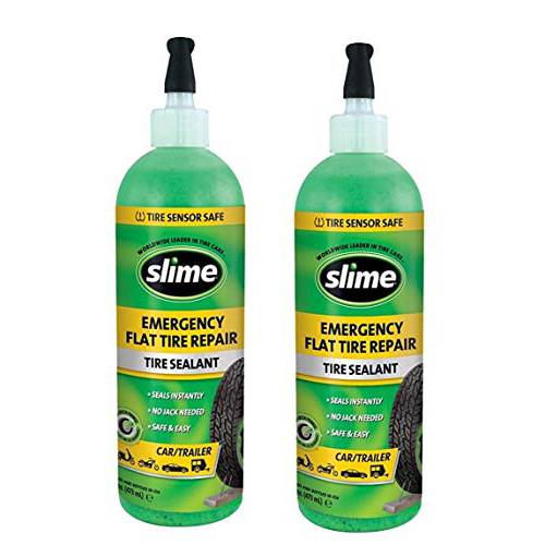 Slime  밸류 사이즈 10011 튜브리스 타이어 실란트 16 Ounce 2 팩