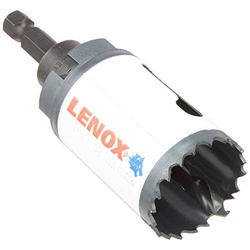 Lenox Tools - 1772728 Bi-Metal 스피드 슬롯 Arbored 홀쏘 T3 테크놀로지, 1-7/ 16