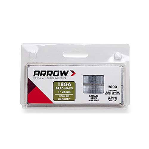 Arrow Fastener BN1816BCS 1-Inch 브라운 브래드 네일, 18-Gauge