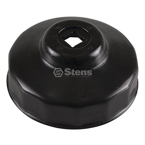 Stens 750-600 오일 필터 렌치, 76 mm 14 플루트 사이즈, 스틸 공사현장 강화, 사용 3/ 8 드라이브 툴, 블랙