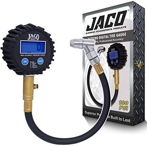JACO ElitePro 디지털 타이어공기압 게이지 - 프로페셔널 정확성 - 100 PSI