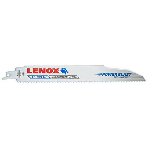 LENOX 툴 컷소 날,칼날, 철거, 9-Inch, 6TPI, 25-Pack (20523B966R)