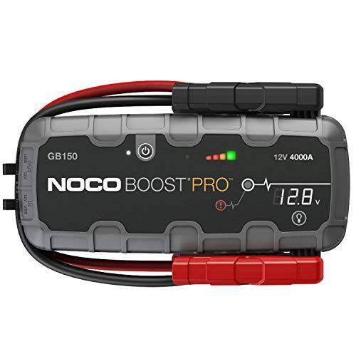 NOCO 부스트 HD GB150 4000 앰프 12-Volt 울트라 세이프 휴대용 리튬 차량용 배터리 점프 스타터 팩 for up to 10-Liter 가솔린 and 디젤 엔진