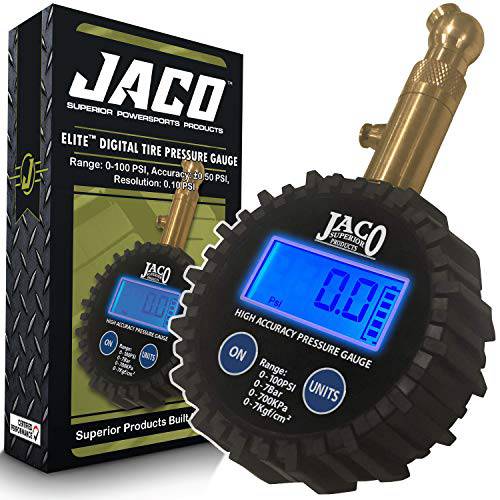 JACO Elite 디지털 타이어공기압 게이지 - 프로페셔널 정확성 - 100 PSI