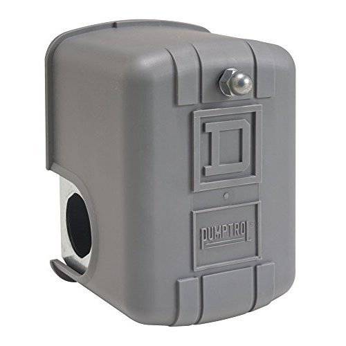 Square D by Schneider Electric 9013FSG2J24M1 Air-Pump 압력 스위치, NEMA 1, 40-60 psi 압력 세팅, 20-65 psi Cut-Out, 15-30 psi 조절가능 Differential, 오토/ Off Cut-Out 레버