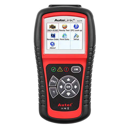 Autel AL519 AutoLink OBD2 스캐너, 코드 리더, 리더기 차량용 진단 툴 강화 모드 6, Updated 버전 of AL319
