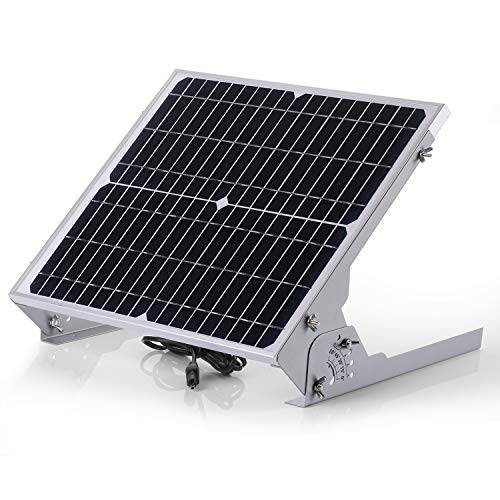 Sun Energise  방수 12V 20W 태양광 배터리 충전기 프로 - Built-in MPPT 충전 컨트롤러+ 3-Stages 충전 - 20 와트 태양광 패널 물방울 충전기 조절가능 마운트 브라켓+ SAE 케이블 키트