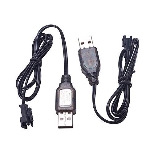 Fielect SM-2P Positive USB 충전 케이블 RC 차량용 3.6V 250mA Ni-MH Ni-CD 배터리 2Pcs