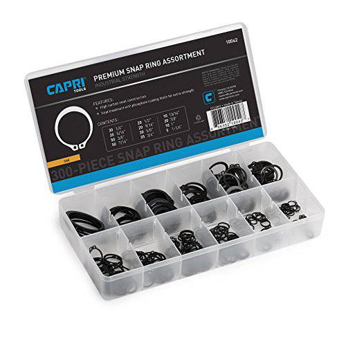Capri Tools 10042 프로페셔널 외장 스냅 링 종류다양, Ultra-Strength 하이 카본 스틸, SAE