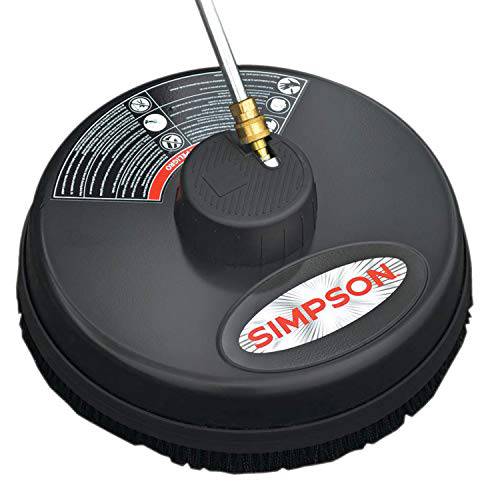 Simpson Cleaning 80165 Rated up to 3700 PSI 범용 15 스틸 서피스 스크러버 콜드 워터 압력 와셔 플레인