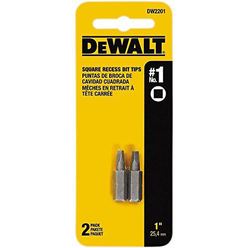 DEWALT DW2201 1 사각 Recess 비트 팁 (2-Pack)