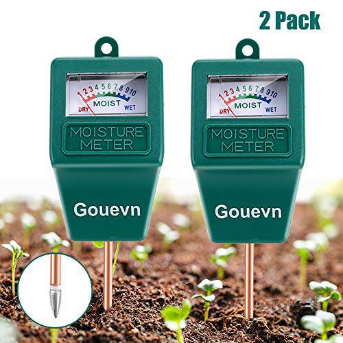 Gouevn 2pack 토양수분측정기, 습도계 흙 식물 워터 미터, 식물 수분계 실내&  아웃도어 Potted 식물, Lawns, Succulent (No 배터리 필수)