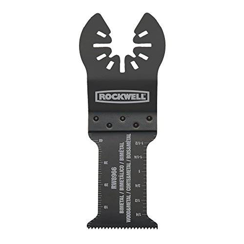 Rockwell RW8966 Sonicrafter 진동 다용도도구 Extended Life Bimetal 우드&  네일 End Cut 블레이드, 1-3/ 16
