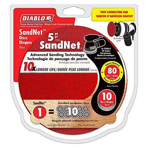 Diablo SandNet 80 그릿 원형사포 - DND050080H10I