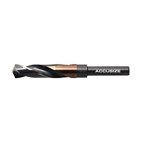 Accusize Industrial Tools 3/ 4’’ ANSI M35(H.S.S.+ 5% 코발트) S and D 드릴, 1/ 2’’ 생크, 135 도 스플릿 심, 0412-0034