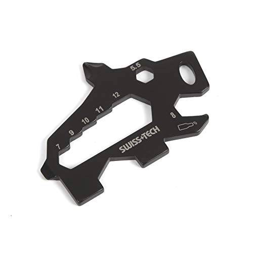 Swiss+Tech 11-in-1 Every Day Carry (EDC) Multi-Tool, 카드 스타일, (1 팩), ST029010
