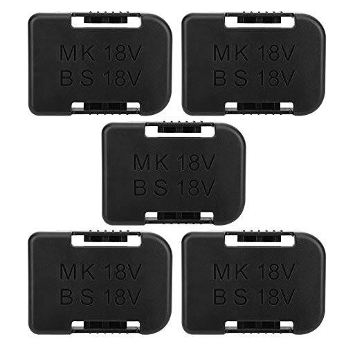 5Pcs 배터리 스토리지 랙 배터리 홀더 케이스 Makita 18V 고정 Devices(Black)