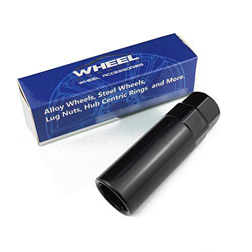 WHEEL CONNECT  러그 너트 키 스플라인 드라이브 러그 너트 and 볼트, 6 포인트 스플라인 러그 너트 Socket，19 mm (3/ 4”)& 21 mm (13/ 16”) 육각, 블랙 마감.