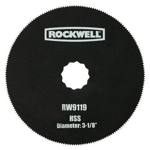 Rockwell RW9119 Sonicrafter 진동 다용도도구 3-1/ 8-Inch HSS 원 블레이드, 1-Piece
