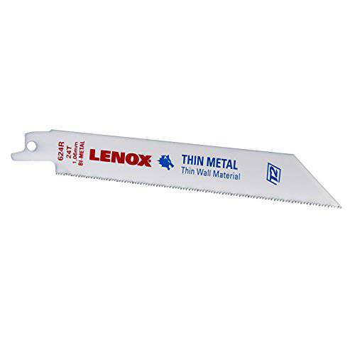 Lenox 툴 메탈 커팅 컷소 블레이드 파워 블라스트 테크놀로지, Bi-Metal, 6-inch, 24 TPI, 5/ PK (20568624R)