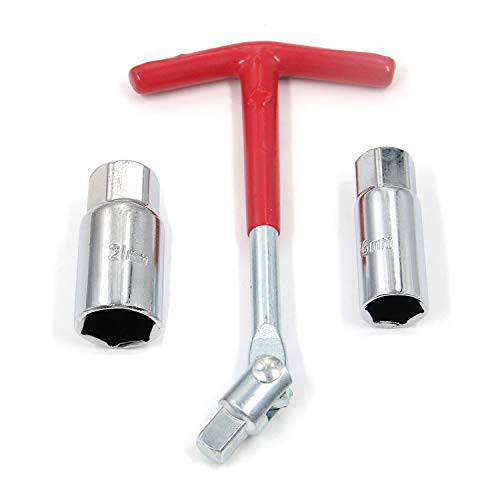 Mironey T-handle 범용 점화플러그 툴 소켓 범용 관절 점화플러그 렌치 5/ 8 13/ 16 리무버 인스톨러
