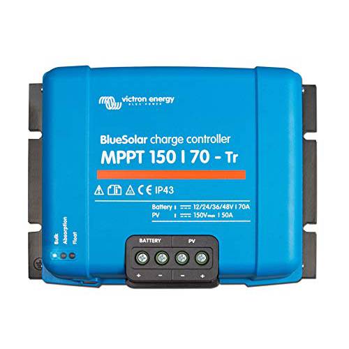 Victron 에너지 BlueSolar MPPT TR 150V 70 앰프 12/ 24/ 36/ 48-Volt 태양광 충전 컨트롤러