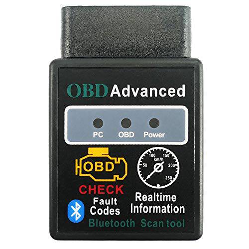 Tavaski 블루투스 OBD2 스캐너 어댑터, 블루투스 ELM327 OBD2 OBDII 진단 스캐너 툴 어댑터, 호환가능한 모든 OBD-II 차량 라디오, 안드로이드 4.4 to 10 시스템 GA9451, GA9449, GA9480A