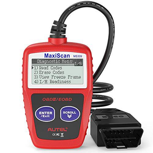 Autel MaxiScan MS309 OBD2 스캐너 강화 엔진 결점 코드 리더, 리더기 자동차 진단 스캔 툴
