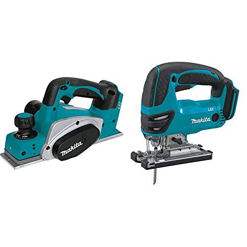 Makita XPK01Z 18V LXT Lithium-Ion 무선 3-1/ 4-Inch 대패, 툴 Only& XVJ03Z 18V LXT Lithium-Ion 무선 직소, 직쏘, 툴 Only