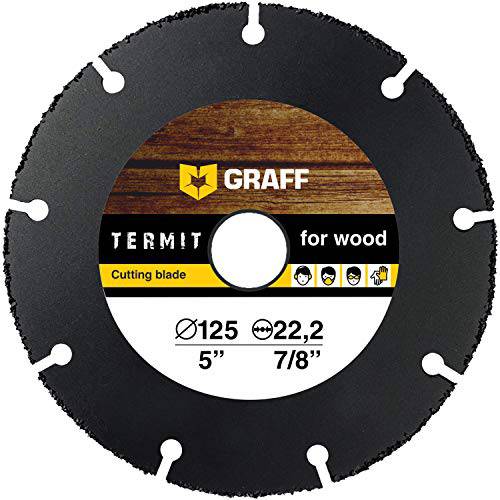 GRAFF TERMIT 5 Cut Off 휠 커팅 우드, 코팅, 플라스틱 앵글 그라인더 - 텅스텐 카바이드 - 125 mm