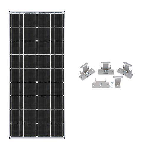 Zamp 태양광 레거시 시리즈 170-Watt 루프 마운트 태양광 패널 확장 키트. 추가 태양광 파워 Off-Grid RV 배터리 충전 - KIT1009