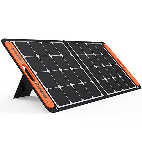 Jackery SolarSaga 100W 휴대용 태양광 패널 익스플로러 240/ 300/ 500/ 1000/ 1500 파워 스테이션, 폴더블 US 태양광 셀 태양광충전기 USB 출력 휴대폰 (Can’t 충전 익스플로러 440/ PowerPro)