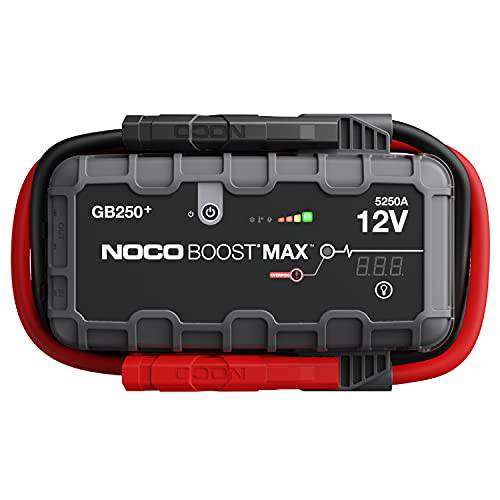 NOCO 부스트 맥스 GB250 5250 앰프 12-Volt UltraSafe 휴대용 리튬 점프 스타터 박스, 배터리 부스터 팩, and 상업용 점퍼 케이블 가솔린 and 디젤 엔진 Up to 16-Liters