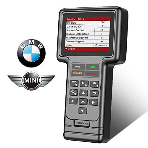 ThinkScan BMW OBD2 Scanner-Scan 툴 자동차 풀 시스템, 코드 리더, 리더기 오일/ EPB/ SAS/ ETS/ DPF Reset 기능, 라이프타임 프리 업데이트