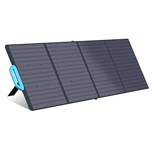 BLUETTI PV200 200W 태양광 패널 AC200P/ EB70/ EB55/ AC50S 휴대용 파워 스테이션 조절가능 킥스탠드, 폴더블 태양광 파워 백업, Off-Grid 도구 아웃도어 캠핑, 비상, 파워 정전