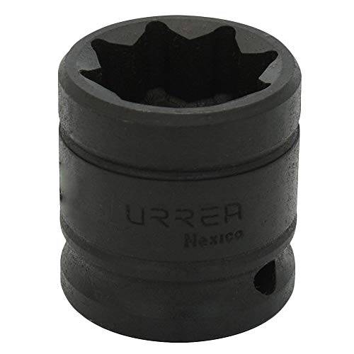 URREA 임팩트소켓, 육각비트소켓 - 5/ 8” 8-Point 소켓 1/ 2 드라이브& 블랙Oxide 코팅 - 7420S