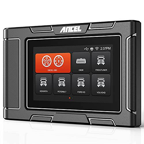 ANCEL 디젤 스캔 툴 HD3100, 모든 시스템 트럭&  자동차 2 in 1 디젤 스캐너 프린트 기능, OEM 헤비듀티 트럭 코드 리더, 리더기 Most 아메리칸 트럭S Like 인터네셔널/ Mack/ HD 볼보/ 포드 etc.