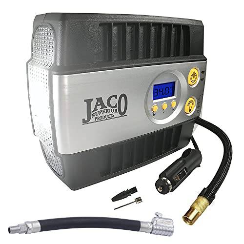 JACO SmartPro 디지털 타이어공기주입기 (12V/ 100 PSI) 라이트닝 S2X Self-Locking 연장 노즐 (번들,묶음 키트)
